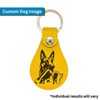 KLIMB Classic Keychain with Custom Dog Portrait